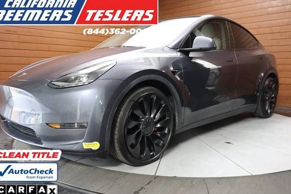 TESLA MODEL Y 2022 7SAYGDEF1NF326405 image